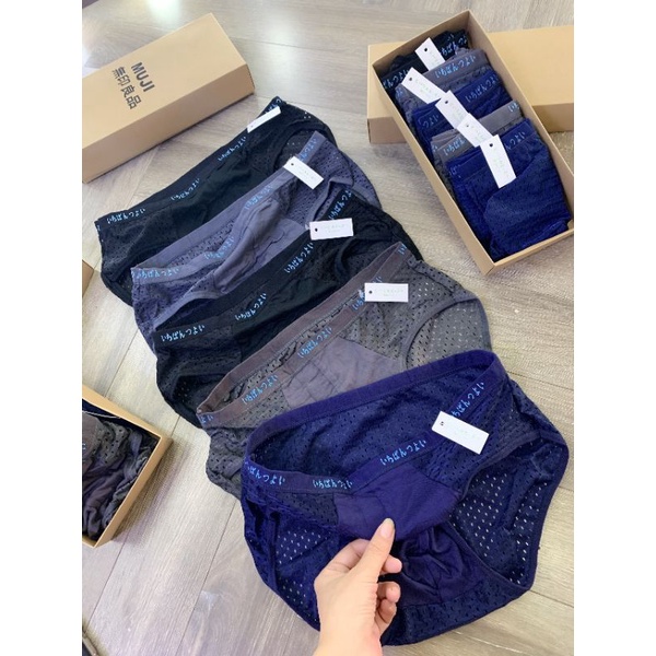 Quần sịp tam giác thông hơi cho nam hàng cao cấp