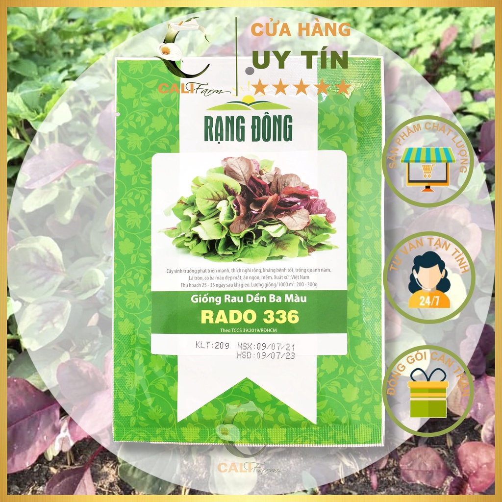 Hạt Giống Dền Ba Màu Rado 336 Gói 20gr Dễ Trồng Năng Suất cao