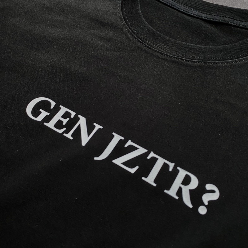 Áo thun gen Z đau cột sống, áo phông gen jztr in 2 mặt