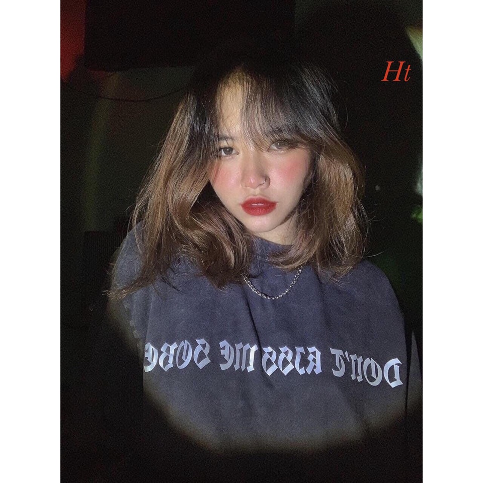 Áo Thun Lỡ Loang One Kiss ❤ Áo Phông Loang Xám Ngắn Tay Nam Nữ MND185