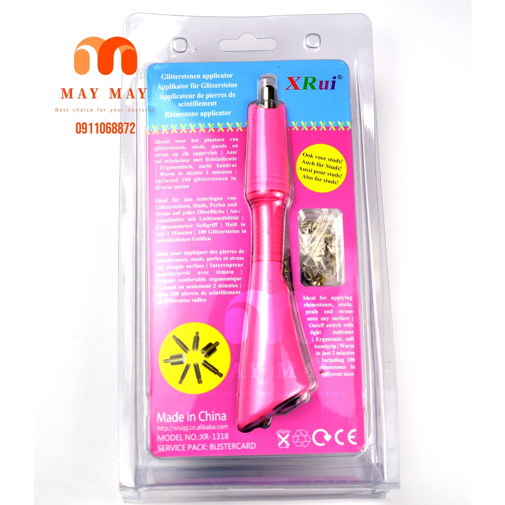 Máy đính hạt cườm bằng nhiệt_ Dụng cụ đính đá bằng nhiệt