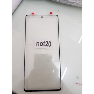 Mặt kính ép màn samsung note 20 zin