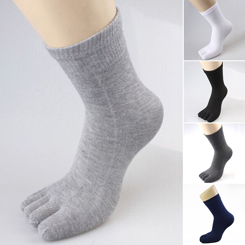 1 Đôi Tất Cotton Xỏ Ngón Một Kích Cỡ Cho Nam