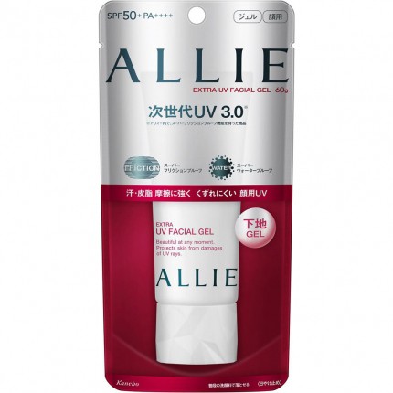Kem chống nắng mặt Kanebo Allie Extra UV Friction Facial Gel SPF50+/PA++++ 60g - Japan