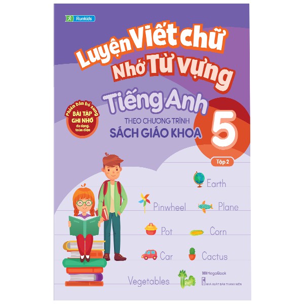 Hộp Khóa Học Tiếng Anh Online Chuẩn Sách Giáo Khoa Tại Nhà Megastudy Lớp 5 (Tặng Kèm 2 Cuốn Luyện Viết)