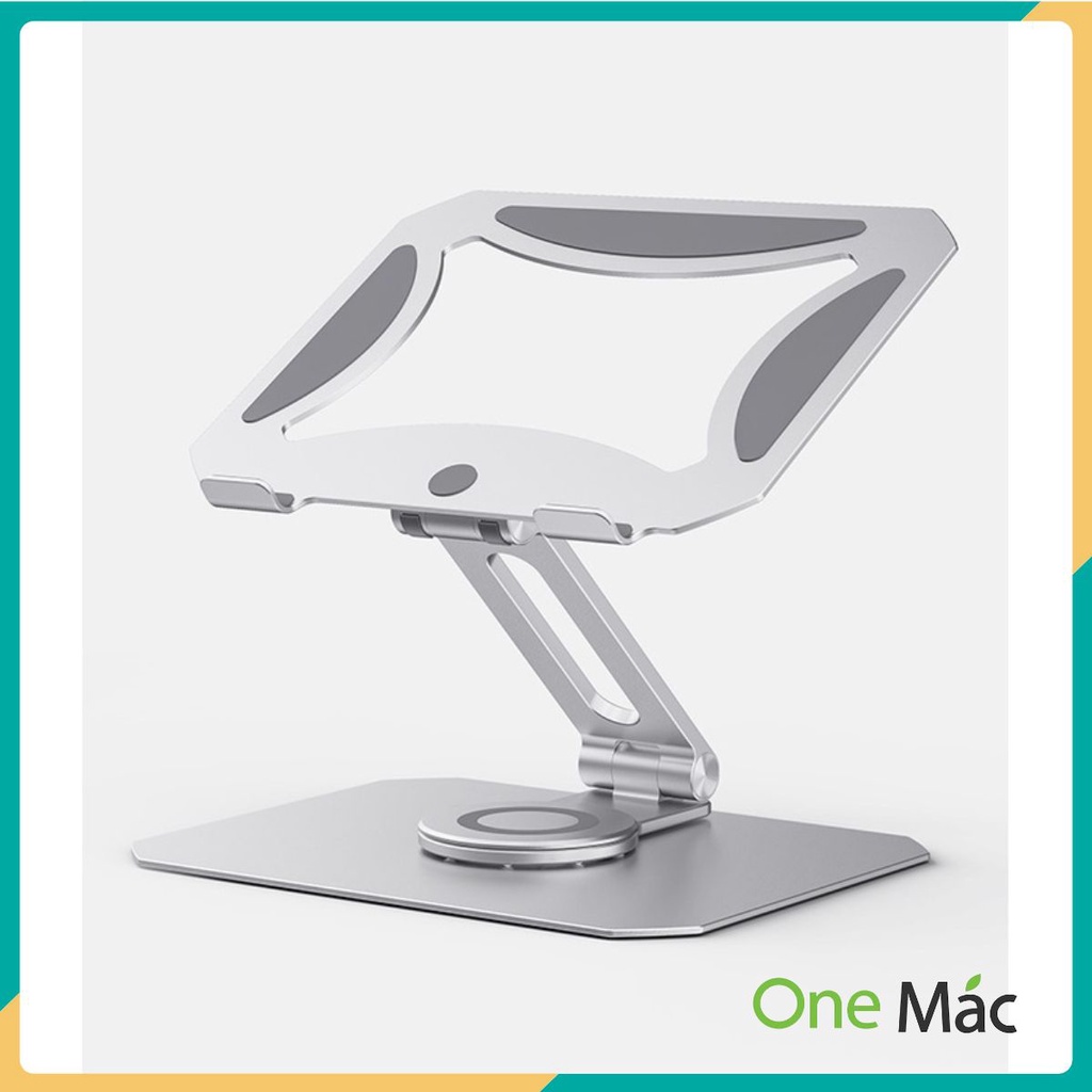 Giá đỡ Laptop, Macbook Nhôm chính hãng Boneruy L05 chân đế xoay 360 độ chắc chắn cao cấp cho máy 11 - 16 inch.