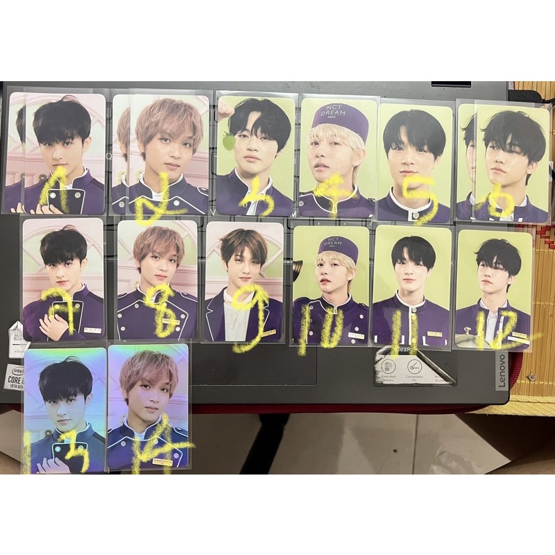 Sẵn card thẻ bo góc NCT pre album ssgt22