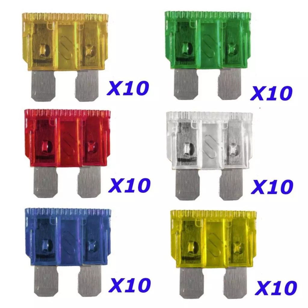 60 Cầu Chì Lưỡi Mới 1A - 40A HGV 12v 24v