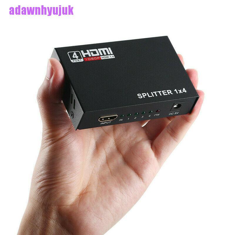 Bộ Chia 4 Cổng Hdmi 1x4 V1.4 3d 1080p 1 Cổng Vào 4 Cổng Ra