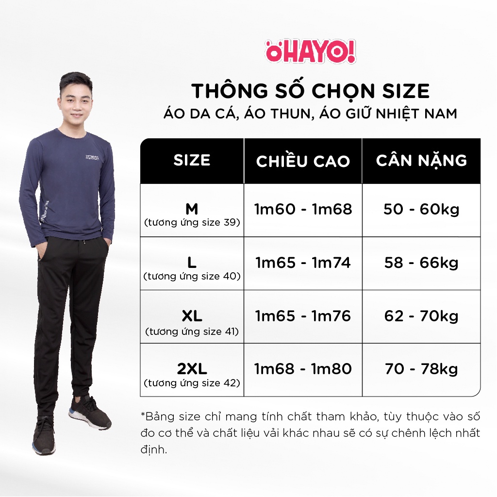 Áo Sweater Nam OHAYO Nỉ Da Cá Dài Tay Cổ Tròn, Chất Liệu Giữ Ấm Tốt, Hình Chữ P Sắc Nét AN009 | BigBuy360 - bigbuy360.vn