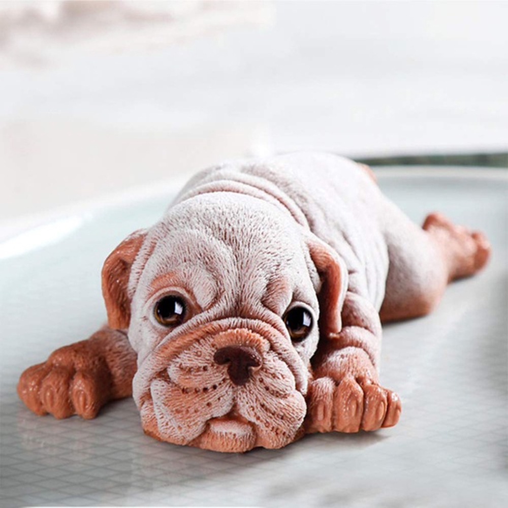 Khuôn Silicon Làm Bánh Hình Chú Chó 3d