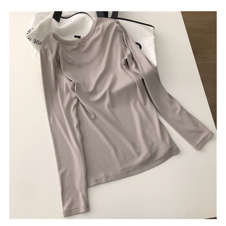 Áo Thun Tay Dài Thời Trang Hàn Quốc Cho Nữ