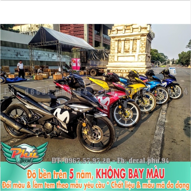 Exciter 150 Full màu đặt in -1