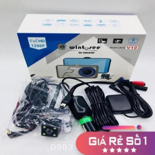 [Giảm giá]  [RẺ SỐ 1] CAMERA HÀNH TRÌNH WINTOSEE 4 INCH V10 FHD 1296P ADAS l | BigBuy360 - bigbuy360.vn