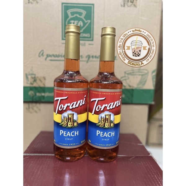 Syrup Siro Torani Đào chai 750ml