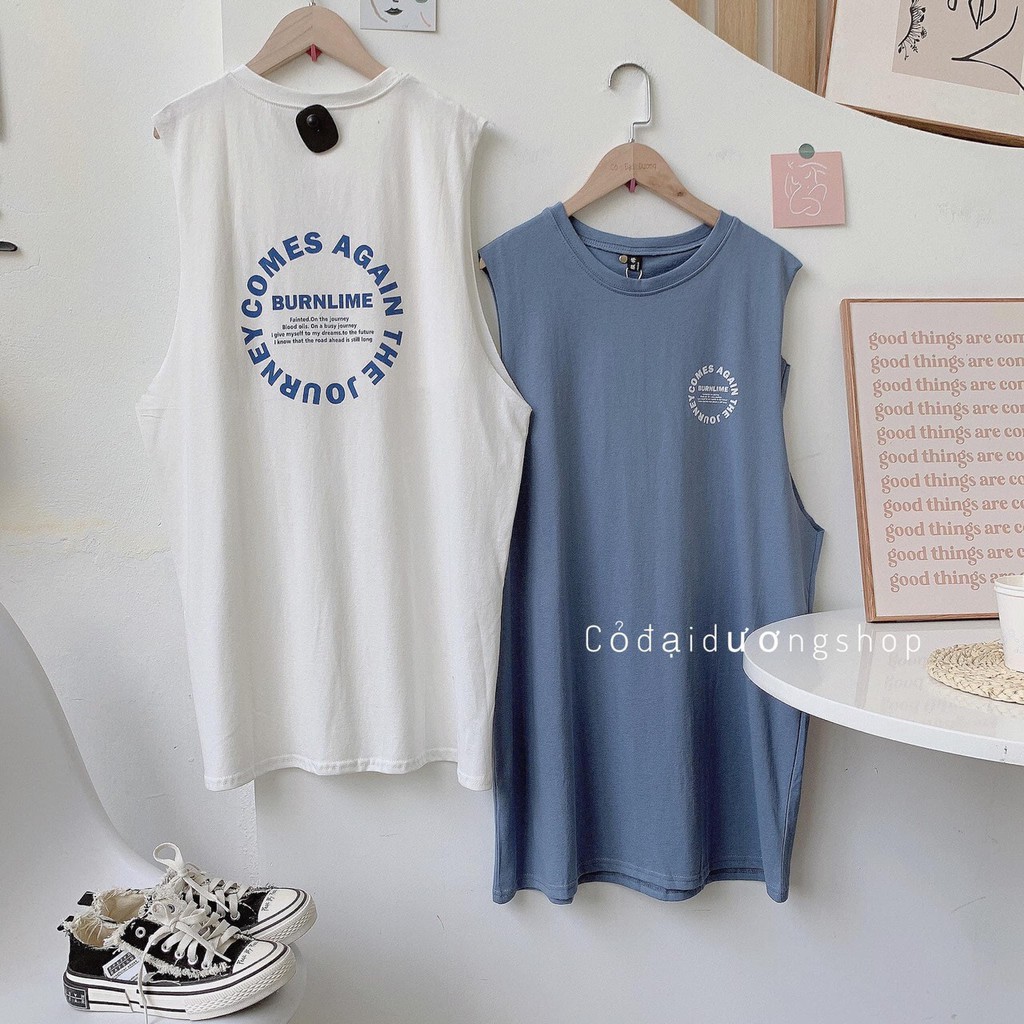 Váy Tanktop Thun Nữ Comes - BaoBao.Clothing [FREESHIP] - Đầm ba lỗ dáng suông, form rộng dễ mặc | BigBuy360 - bigbuy360.vn