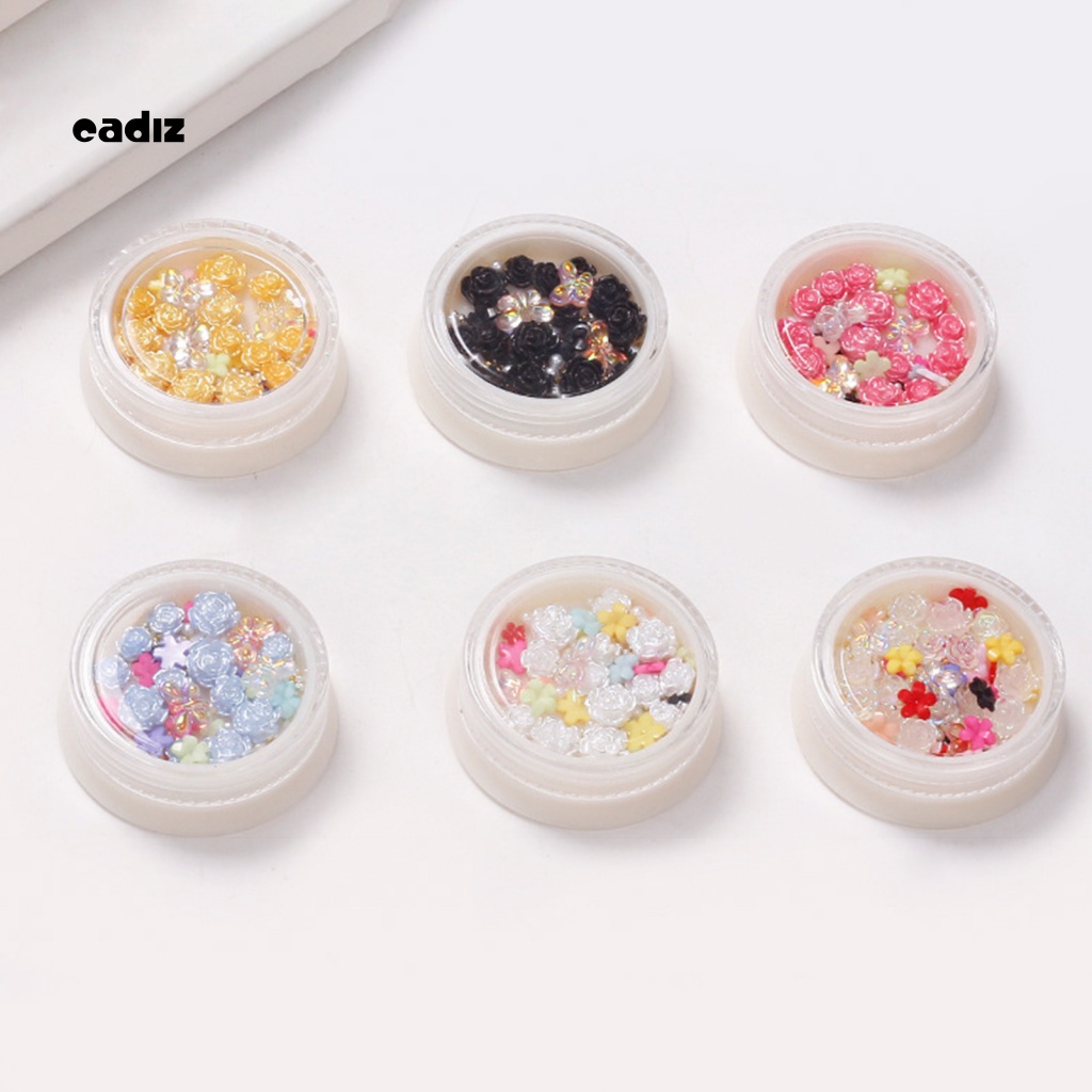 1 Hộp Phụ Kiện Hoa Trà 3D Trang Trí Móng Tay