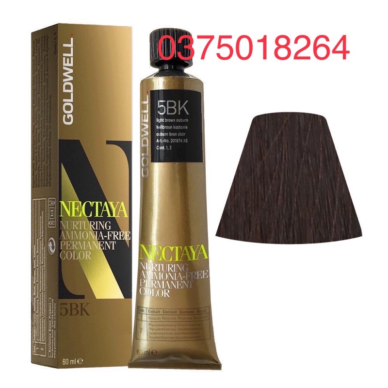 Thuốc nhuộm tóc Nectaya Goldwell Free Amoniac 60ml
