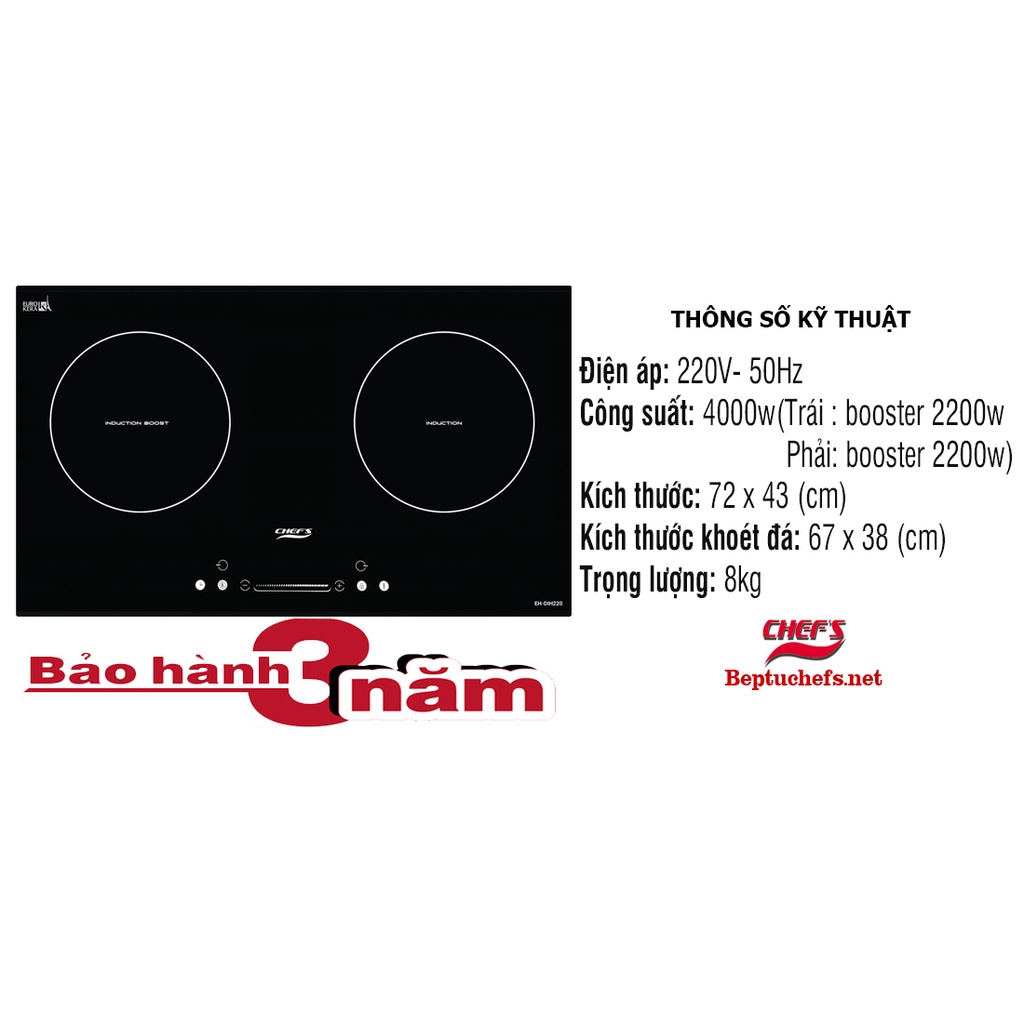 Bếp từ Chefs EH DIH220