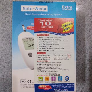 Máy đo đường huyết Safe-Accu