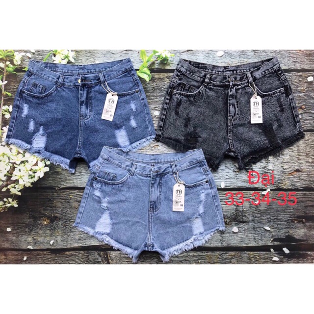 Quần short jean nữ