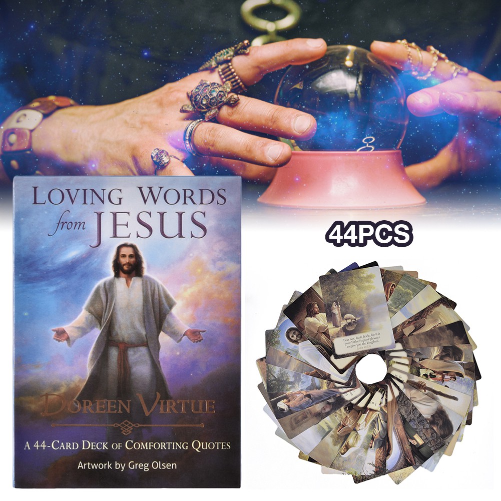 Bộ 44 thẻ bài Tarot hình chúa Jesus độc đáo