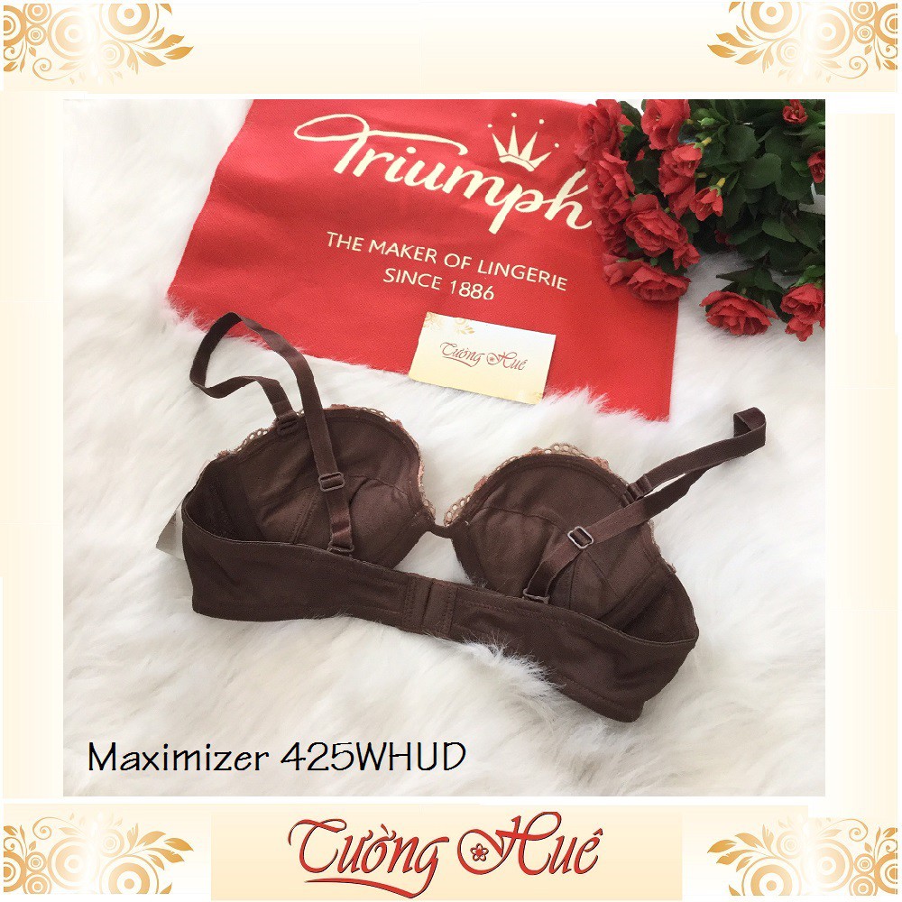 SALE SALE SALE - Áo lót nữ Triumph Maximizer 425 WHUD ren thêu cúp bầu ngang.