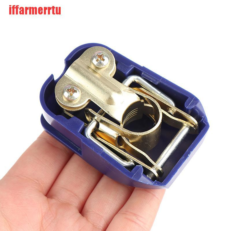 {iffarmerrtu}1 Pair 12V Quick Release Battery Terminals Clamps Auto Car Vehicle Caravan HZQ