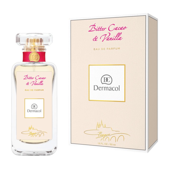 [Mã FMCGM100 - 10% đơn 500K] Nước Hoa Cho Nữ Hương Ngọt Dịu Dermacol Bitter Cacao &amp; Vanilla Edp 50ml