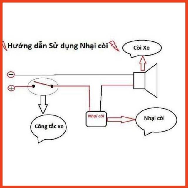 Nhại còi Xe máy (nháy còi nhanh) - loại 1