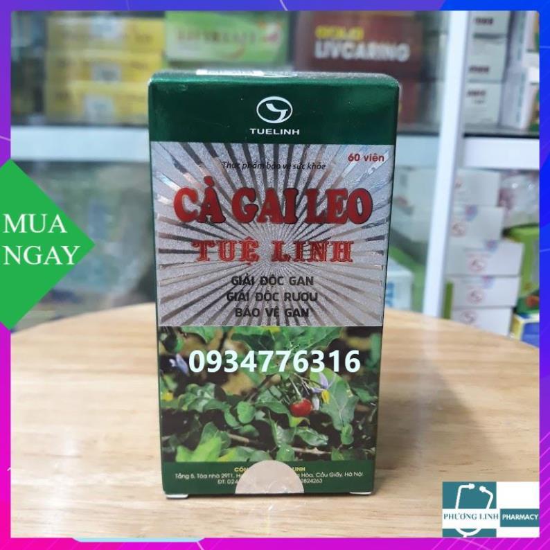 Cà Gai Leo Tuệ Linh - Giải Độc Gan, Giải Rượu- Hộp 60 viên