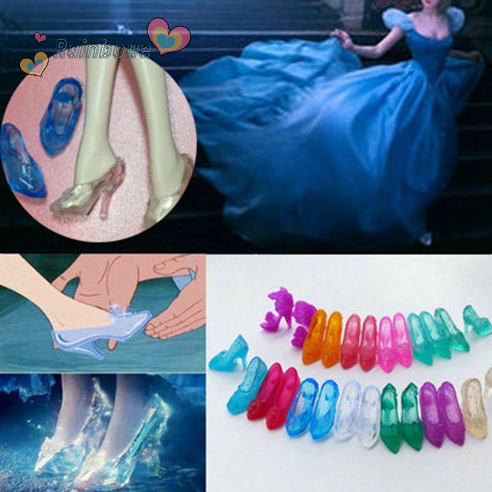 Giày bốt dài bằng nhựa 2.2cm 17 kiểu lựa chọn màu sắc thời trang cho búp bê