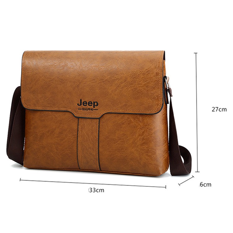 Túi đeo chéo nam văn phòng da mềm đựng ipad laptop | BigBuy360 - bigbuy360.vn