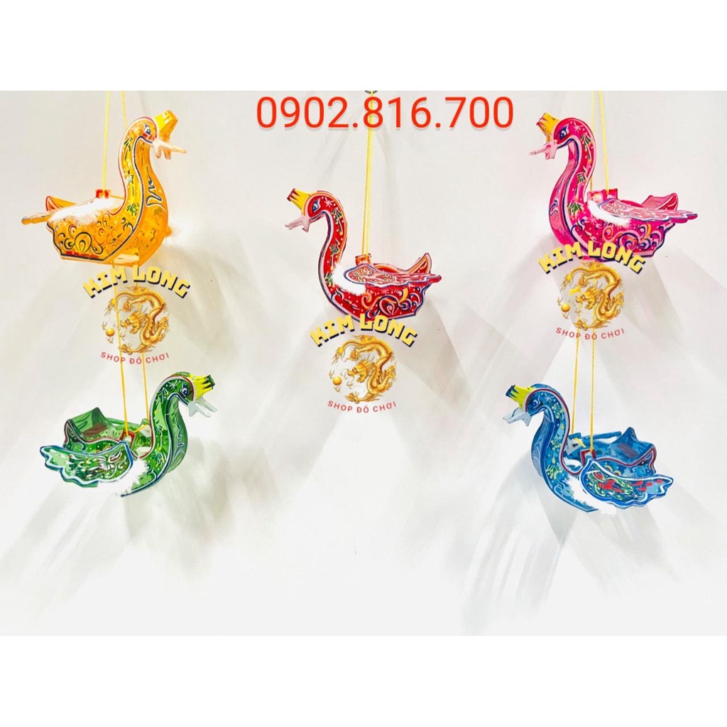 Đồ chơi 1 cái lồng đèn trung thu truyền thống mini cỡ 10cm-Lồng đèn kiếng mini khung nhựa nhiều mẫu trang trí trung thu