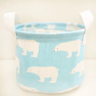 Giỏ vải tròn nhỏ đa năng đựng đồ