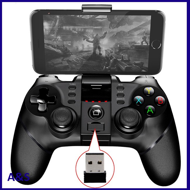 2.4G Wireless Game Handle for Android IOS Gamepad 3 Bluetooth Ipega in1 9076 Joystick