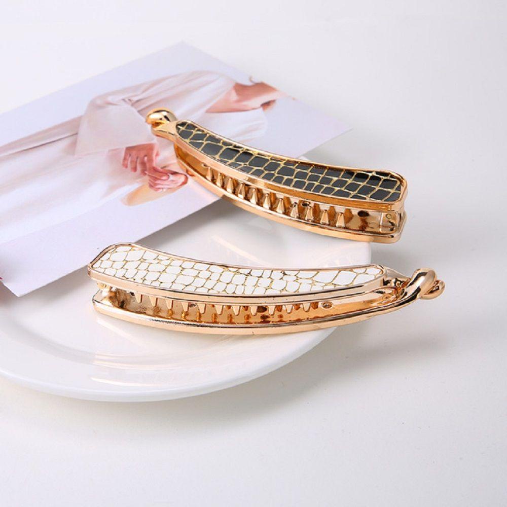 Kẹp Tóc Bằng Acrylic Họa Tiết Da Báo / Chuối Độc Đáo Thời Trang Cho Nữ