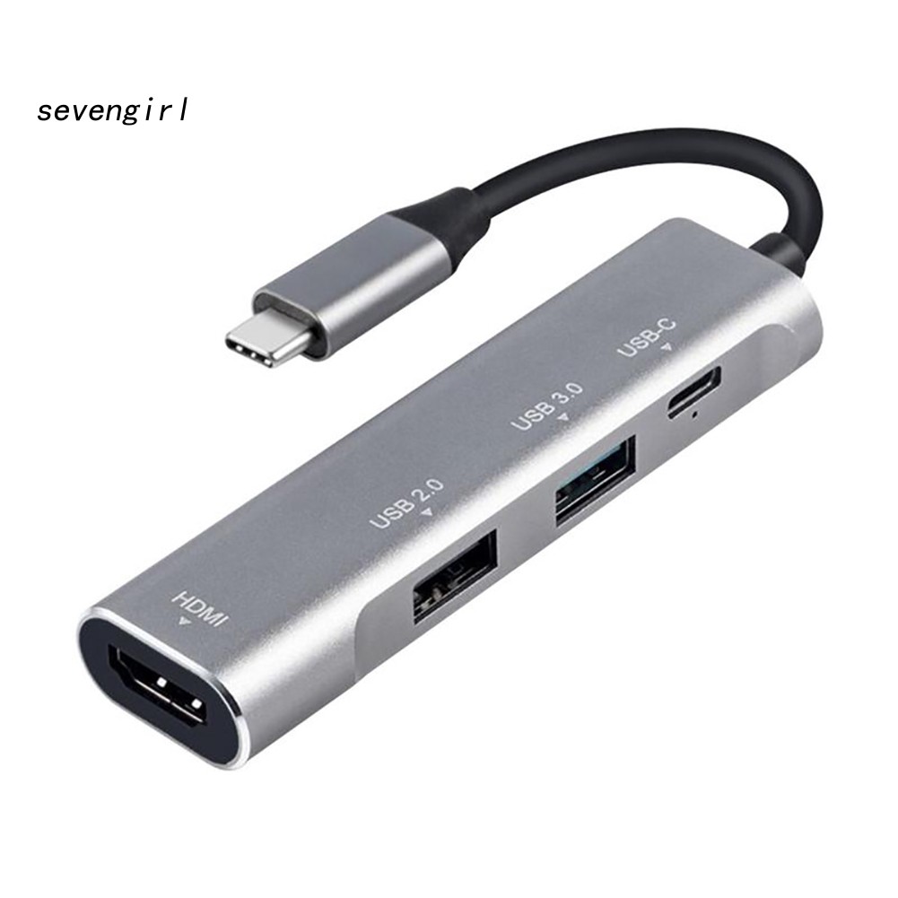 Bộ Chuyển Đổi 4 Trong 1 Usb 2.0/3.0 Type-C Sang Hdmi Cho Mac Windows