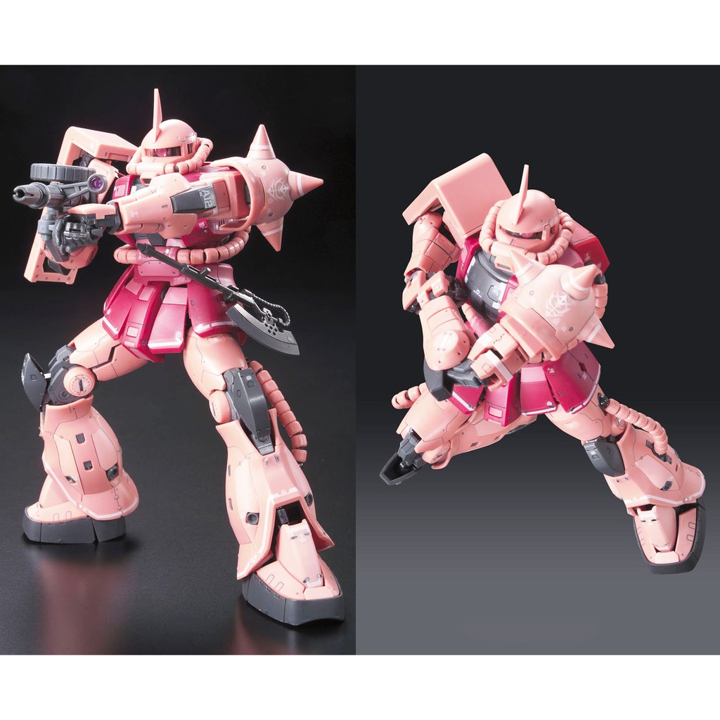 Mô Hình Gundam Bandai RG 02 MS-06S Char's Zaku II 1/144 MS Gundam [GDB] [BRG]