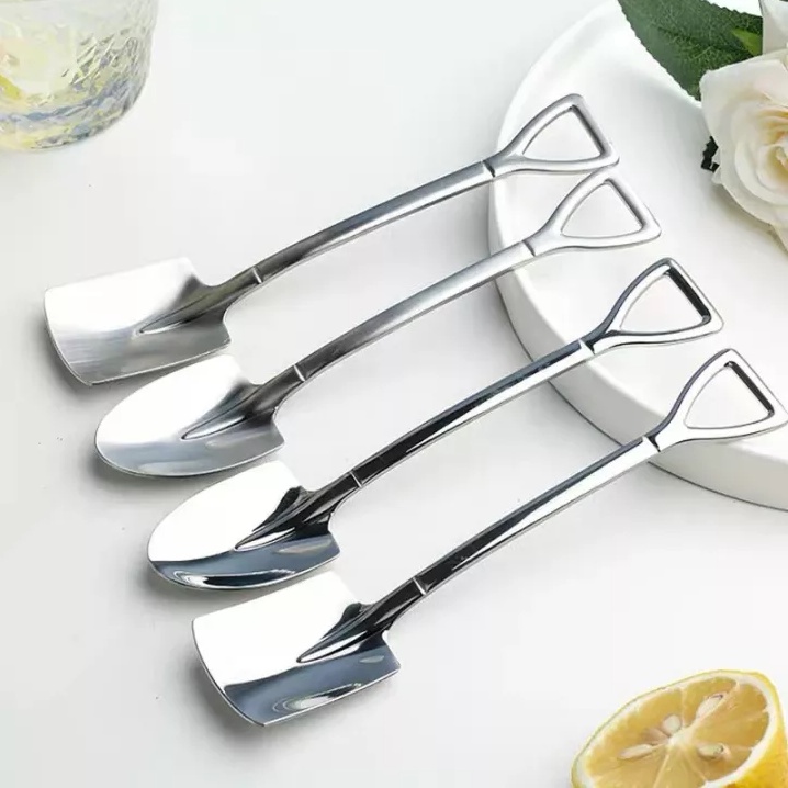Thìa Muỗng Ăn Sang Trọng Inox Cao Cấp Đuôi Tròn Dành Cho Phòng Ăn Gia Đình, Nhà Hàng, Khách Sạn 88279 SIÊU THỊ 88