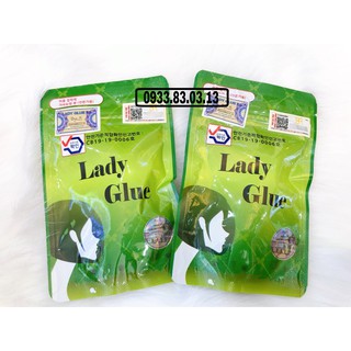 Keo nối mi Lady xanh