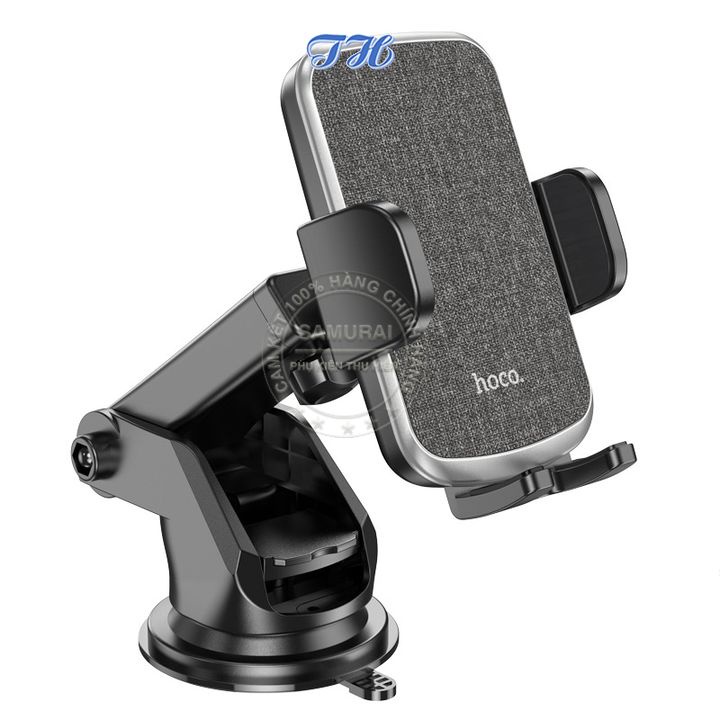Giá đỡ điện thoại trên xe hơi nhựa pc hoco CA95 / CA76 bọc vải chính hãng