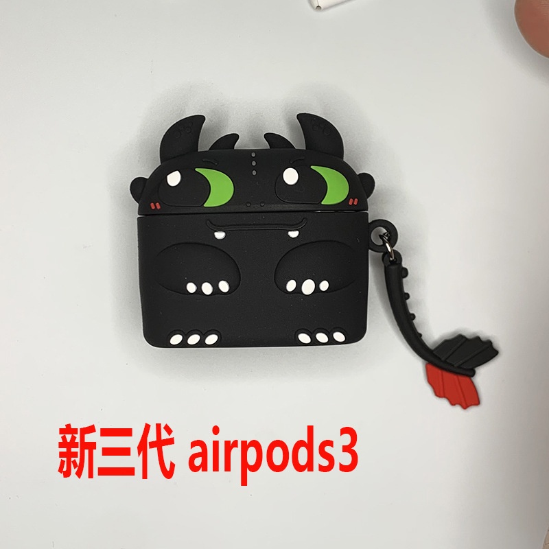 Vỏ Bảo Vệ Hộp Sạc Tai Nghe Airpods 1 2 3 Pro i12 i10 i11 i9s inpods 12 13 Pro i13 Bằng Silicon Mềm Họa Tiết Hoạt Hình Xinh Xắn