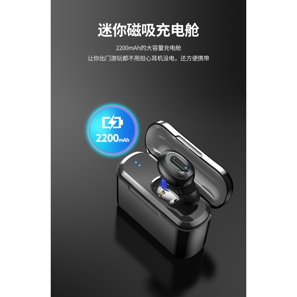 Earphone Bluetooth Wireless Headphones Double Ear Sports Run Entry Ear Suitable Apple Millet Oppo Huawei Vivo Android Un