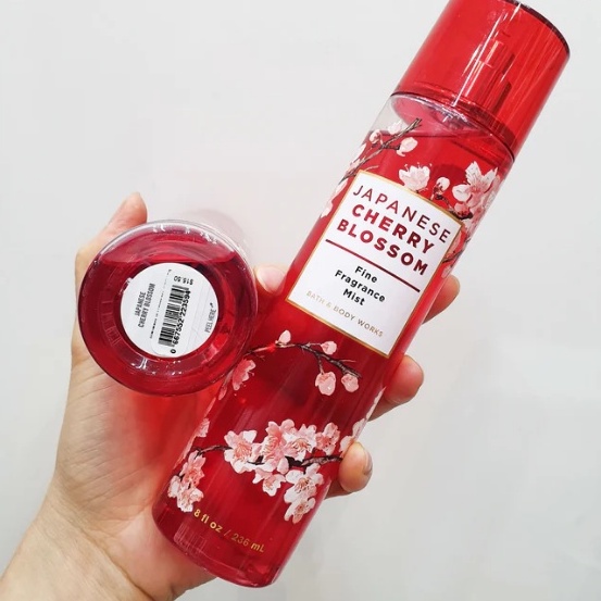 👑 L&G 💄 Xịt Thơm Toàn Thân Bath And Body Works Body Mist Cherry Blossom