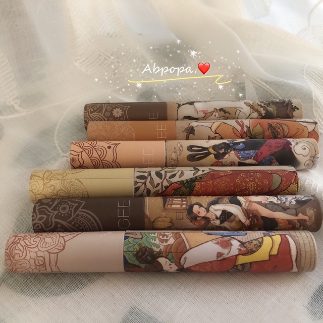 Set 6 Son Kem Lì Lâu Trôi Và Lên Màu Chuẩn Đẹp Von Gee | BigBuy360 - bigbuy360.vn