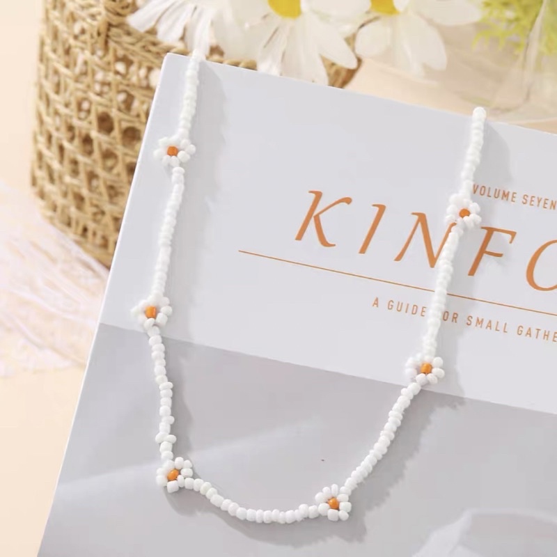 (Sẵn) Vòng cổ hạt cườm Handmade