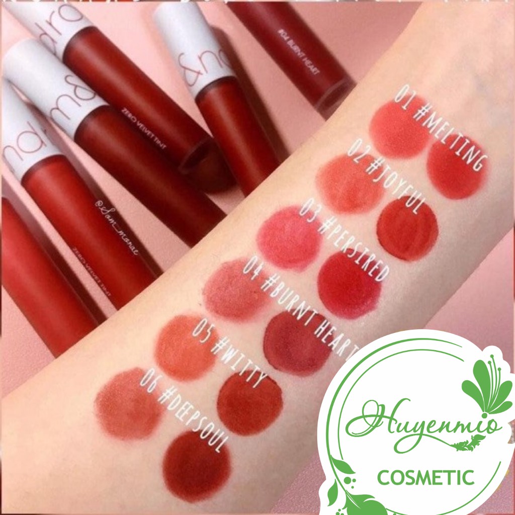 Son kem lì Romand Zero Velvet Tint -Huynmio | BigBuy360 - bigbuy360.vn