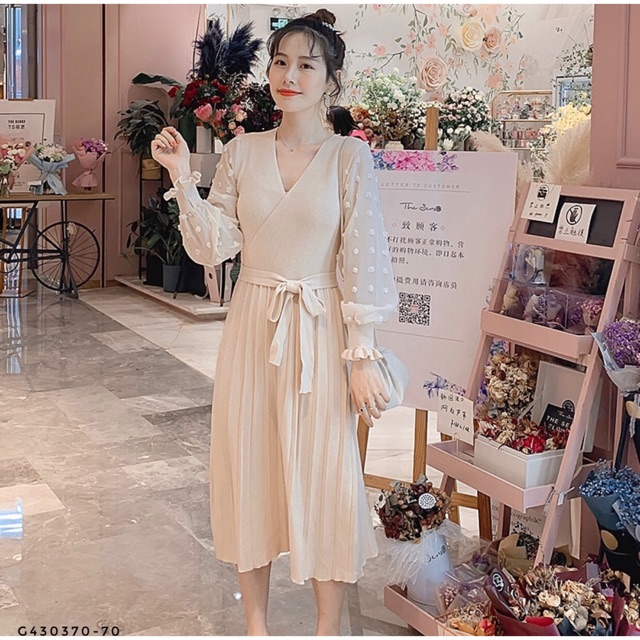 Váy Len Cho Con Ti Thương Hiệu Gao Gao Chất Lượng Cao Cấp Thoải Mái