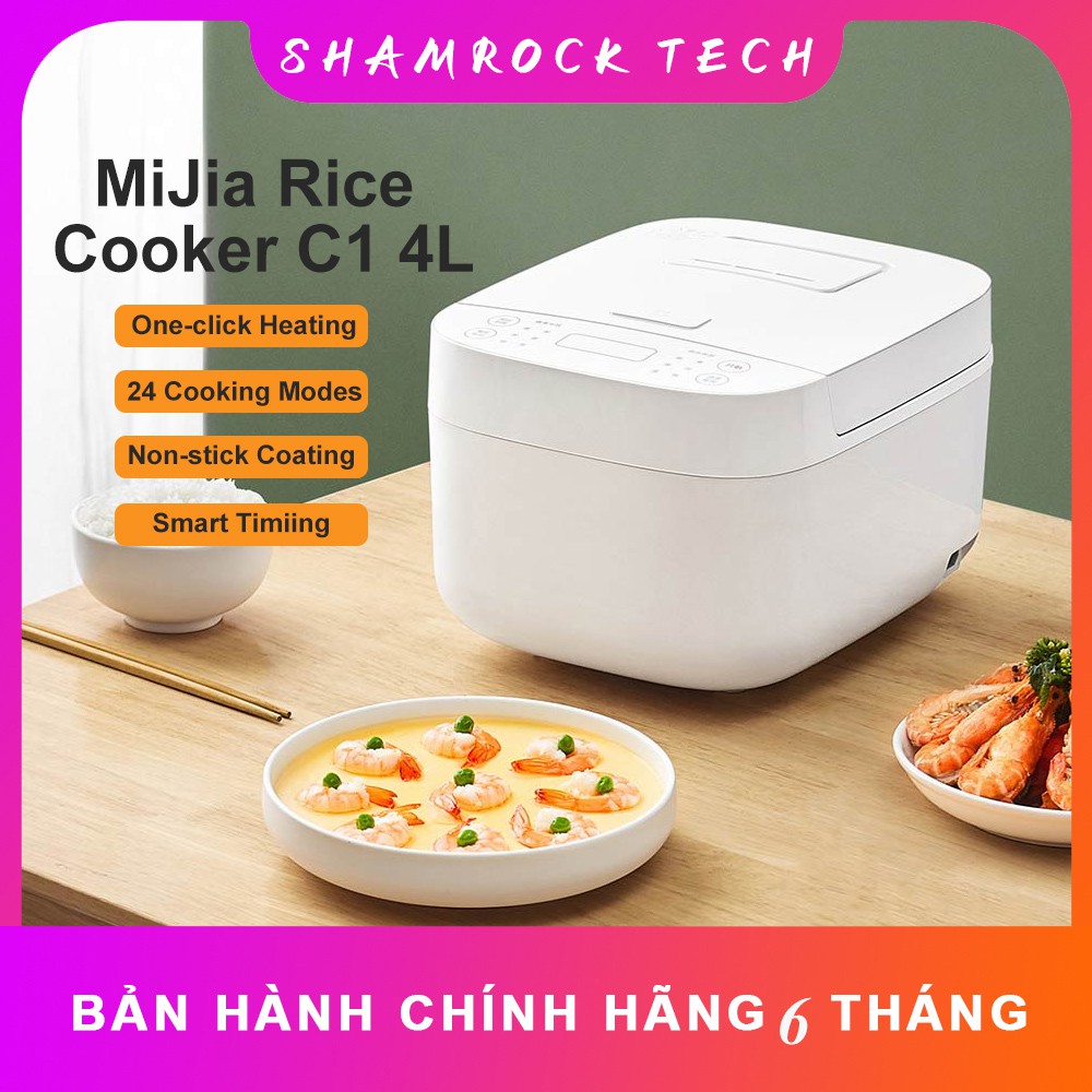 Nồi Cơm Điện Đa Năng Xiaomi Mijia C1 4L màu trắng